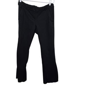 Lane Bryant Black Straight Leg Career Pants 14R Stretch
